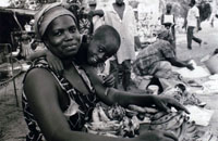 mother and child by Erik Zimmerman